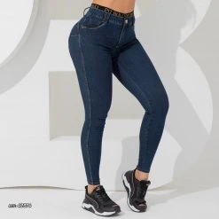 REPRESENTAÇÃO JEANS Skinny Pants With Modeler Waistband - 42374