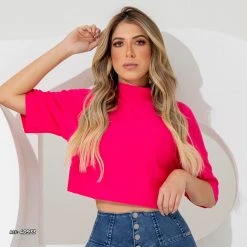 PL REPRESENTAÇÃO MALHA Turbo Collection WOMEN SHORT SLEEVE BLOUSE - 40933 15 PL REPRESENTAÇÃO MALHA Turbo Collection WOMEN SHORT SLEEVE BLOUSE - 40933