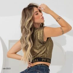 PL REPRESENTAÇÃO MALHA Turbo Collection WOMEN CROPPED TOP - 42264