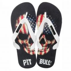 Pit Bull Jeans Official Men Skull Slippers - 34692