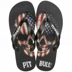 Pit Bull Jeans Official Men Skull Slippers - 34692