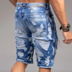 REPRESENTAÇÃO JEANS Men's Super Destroyed Shorts - 34021