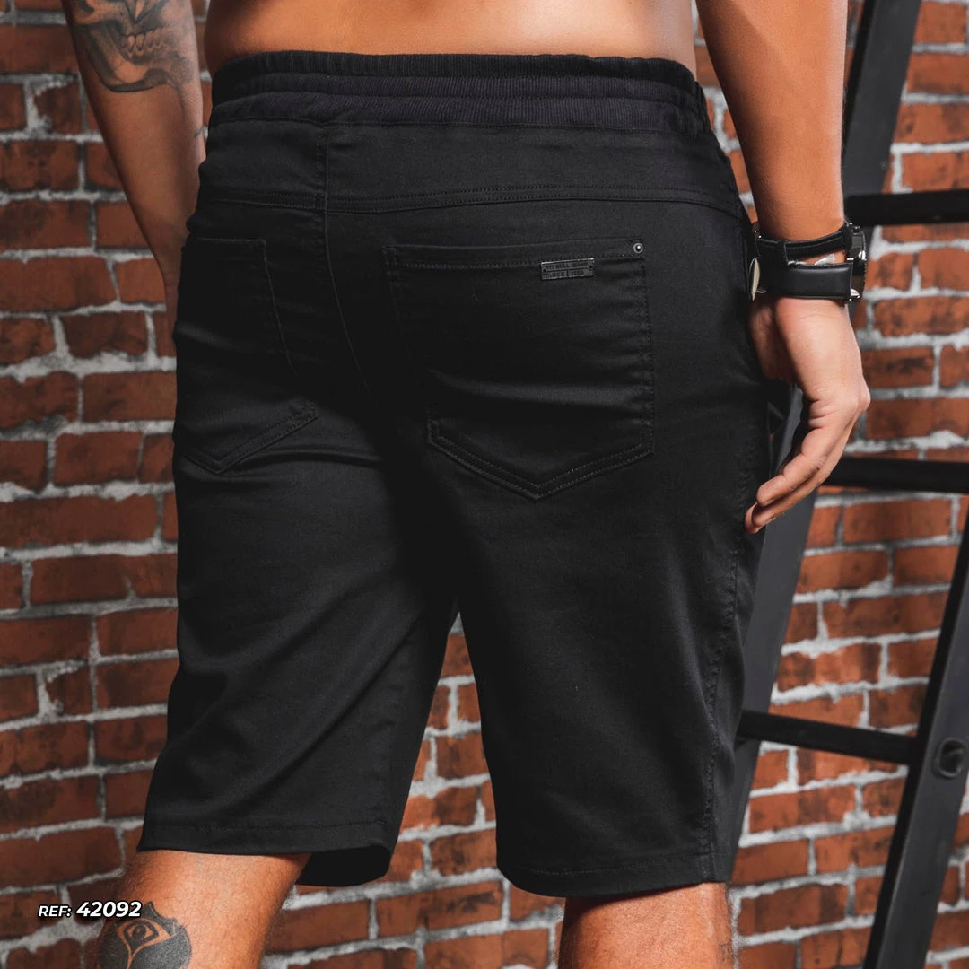 Pit Bull Jeans Official Black Shorts Total Comfort - 42092 Turbo Collection 4 Pit Bull Jeans Official Black Shorts Total Comfort - 42092 Turbo Collection