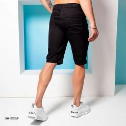 PL JEANS Conecte-Se Men's Straight Shorts Black - 42483
