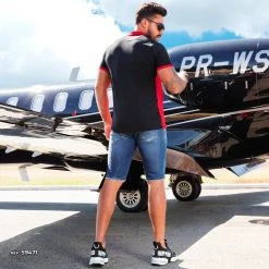 PIT BULL JEANS Vintage Men's Denim Shorts - 59471 Conecte-Se 11 PIT BULL JEANS Vintage Men's Denim Shorts - 59471 Conecte-Se