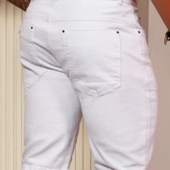 PIT BULL JEANS 62814 - Men's Classic White Shorts With Exclusive Logomania 12 PIT BULL JEANS 62814 - Men's Classic White Shorts With Exclusive Logomania