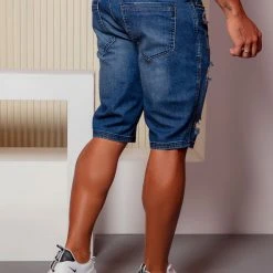 PIT BULL JEANS 62826 - Classic Destroyed Denim Male Bermuda 10 PIT BULL JEANS 62826 - Classic Destroyed Denim Male Bermuda