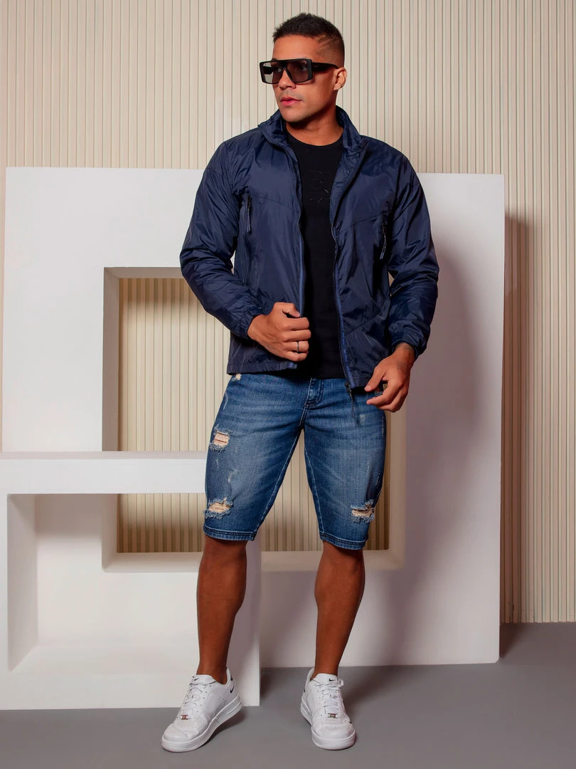 PIT BULL JEANS 62826 - Classic Destroyed Denim Male Bermuda 8 PIT BULL JEANS 62826 - Classic Destroyed Denim Male Bermuda