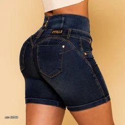 PIT BULL JEANS Mid Shorts Perfect Waist With Butt Lift Effect - 62760 Movement