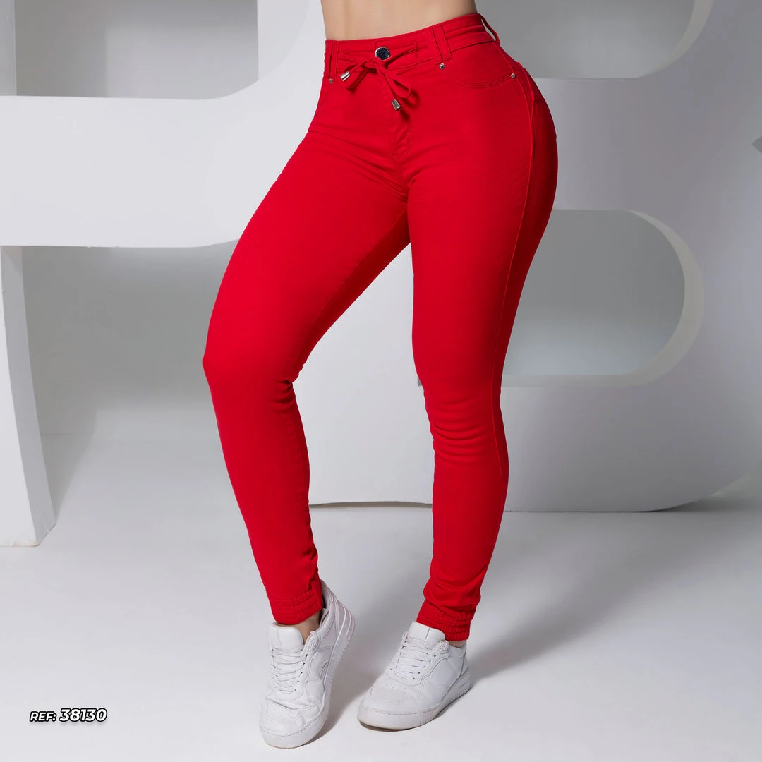 REPRESENTAÇÃO JEANS WOMEN COLLOR SKINNY JEANS - 38130 5 REPRESENTAÇÃO JEANS WOMEN COLLOR SKINNY JEANS - 38130