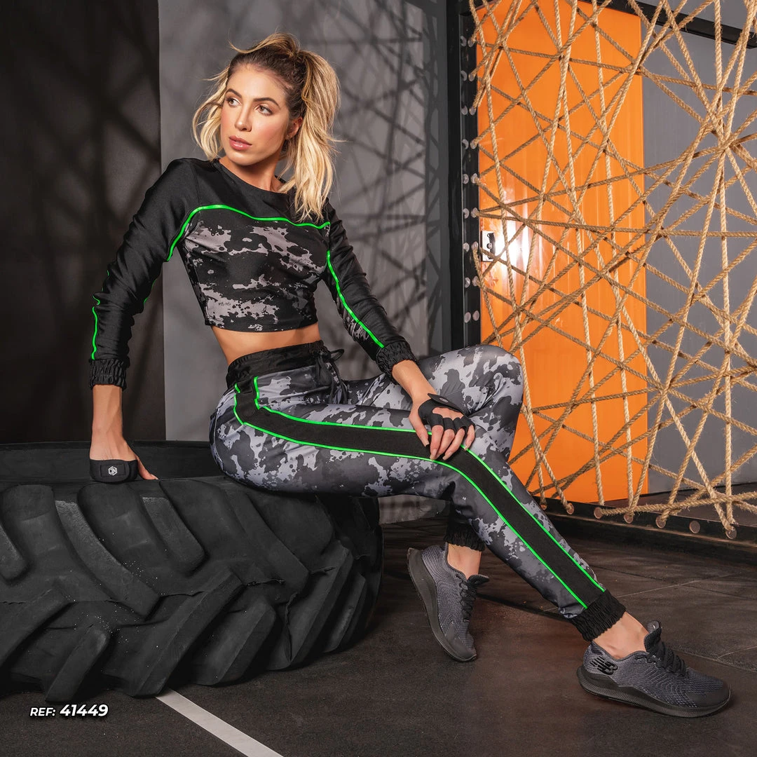 PL FITNESS Women Camouflaged Fit Jogger Pants - 41449 6 PL FITNESS Women Camouflaged Fit Jogger Pants - 41449