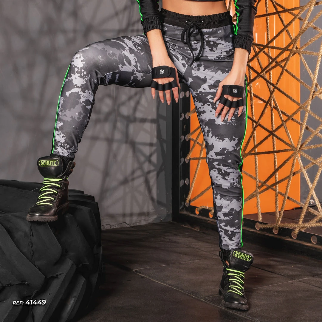 PL FITNESS Women Camouflaged Fit Jogger Pants - 41449 4 PL FITNESS Women Camouflaged Fit Jogger Pants - 41449