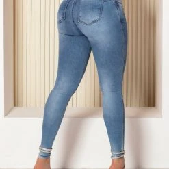 PIT BULL JEANS 41753 - Skinny Jeans With Logomania On The Waistband