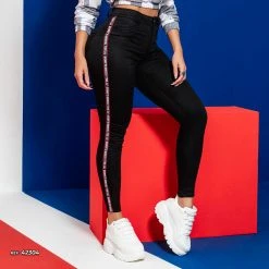 PIT BULL JEANS Super Skinny Hot Pants Black - 42304 Turbo Collection