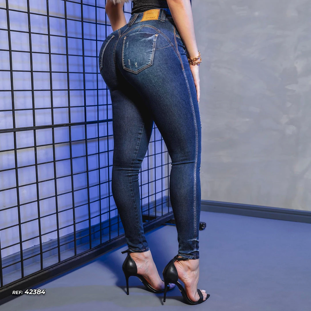 PIT BULL JEANS Women's Skinny Pants Butt Lifiting Effect - 42384 5 PIT BULL JEANS Women's Skinny Pants Butt Lifiting Effect - 42384