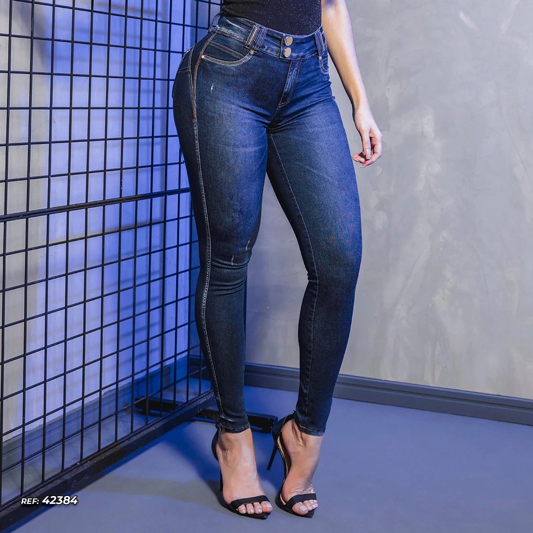 PIT BULL JEANS Women's Skinny Pants Butt Lifiting Effect - 42384 4 PIT BULL JEANS Women's Skinny Pants Butt Lifiting Effect - 42384