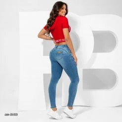 PIT BULL JEANS Women's Skinny Jeans Destroyed - 42432 11 PIT BULL JEANS Women's Skinny Jeans Destroyed - 42432