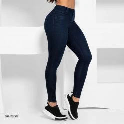 PL JEANS Dark Skinny Jeans With Butt Lifting - 42491 11 PL JEANS Dark Skinny Jeans With Butt Lifting - 42491
