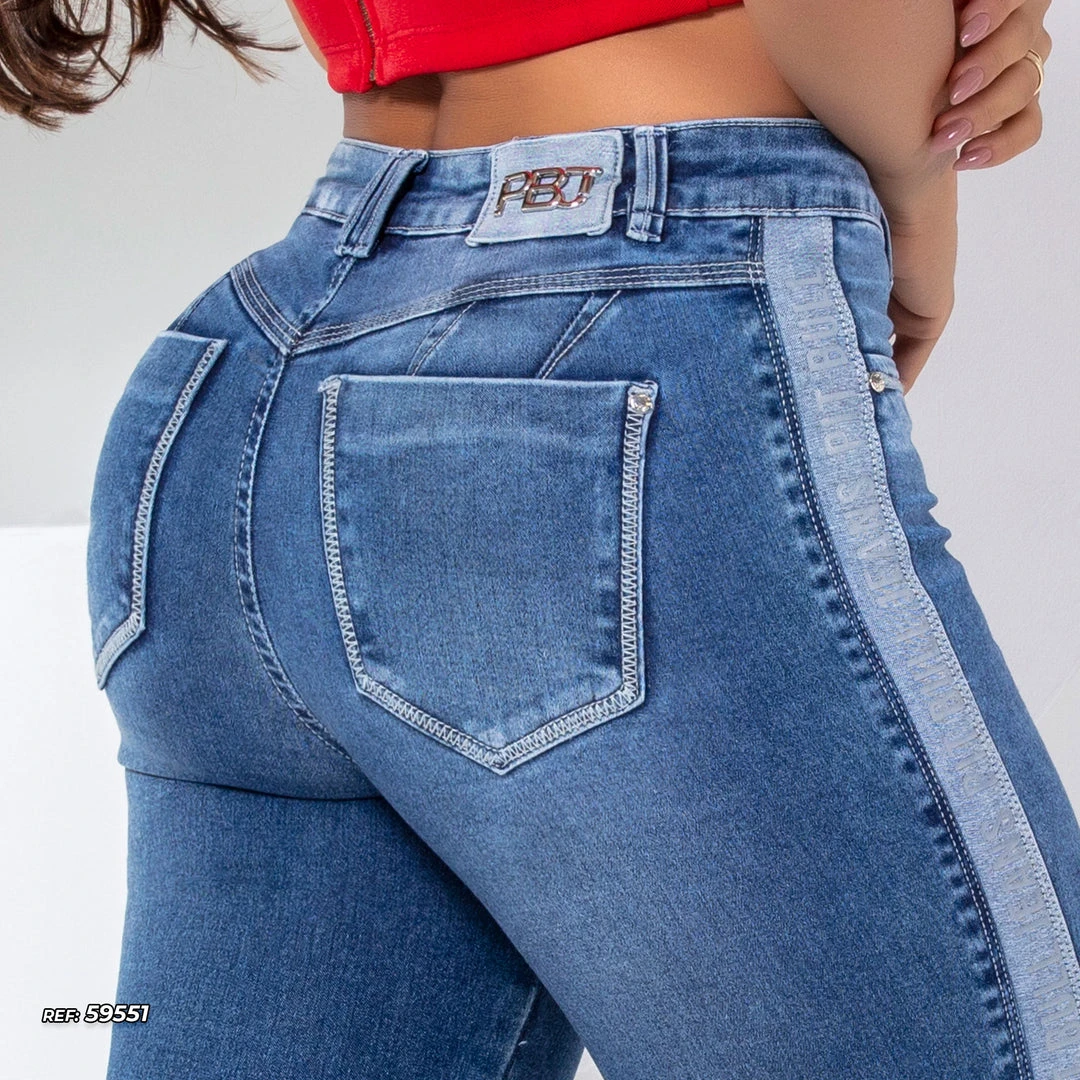 PIT BULL JEANS Hot Pants With Side Logo - 59551 5 PIT BULL JEANS Hot Pants With Side Logo - 59551