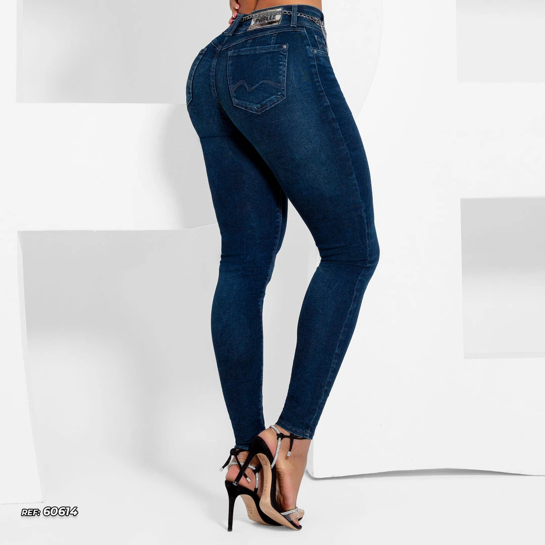 PL REPRESENTAÇÃO JEANS Skinny Pants Magic Waistband Dark Blue - 60614 6 PL REPRESENTAÇÃO JEANS Skinny Pants Magic Waistband Dark Blue - 60614