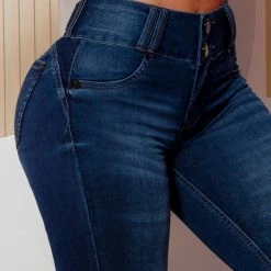 PL JEANS NEWS 61517 - Denim Pants With Butt Lift Effect Dream Curves