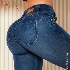 PIT BULL JEANS Identity 61719 - Skinny Shaping Jeans With Removable Suspender