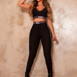 PL MALHA 62739 - Stretchy Jogger Pants More Comfort With Butt Lift Effect Identity