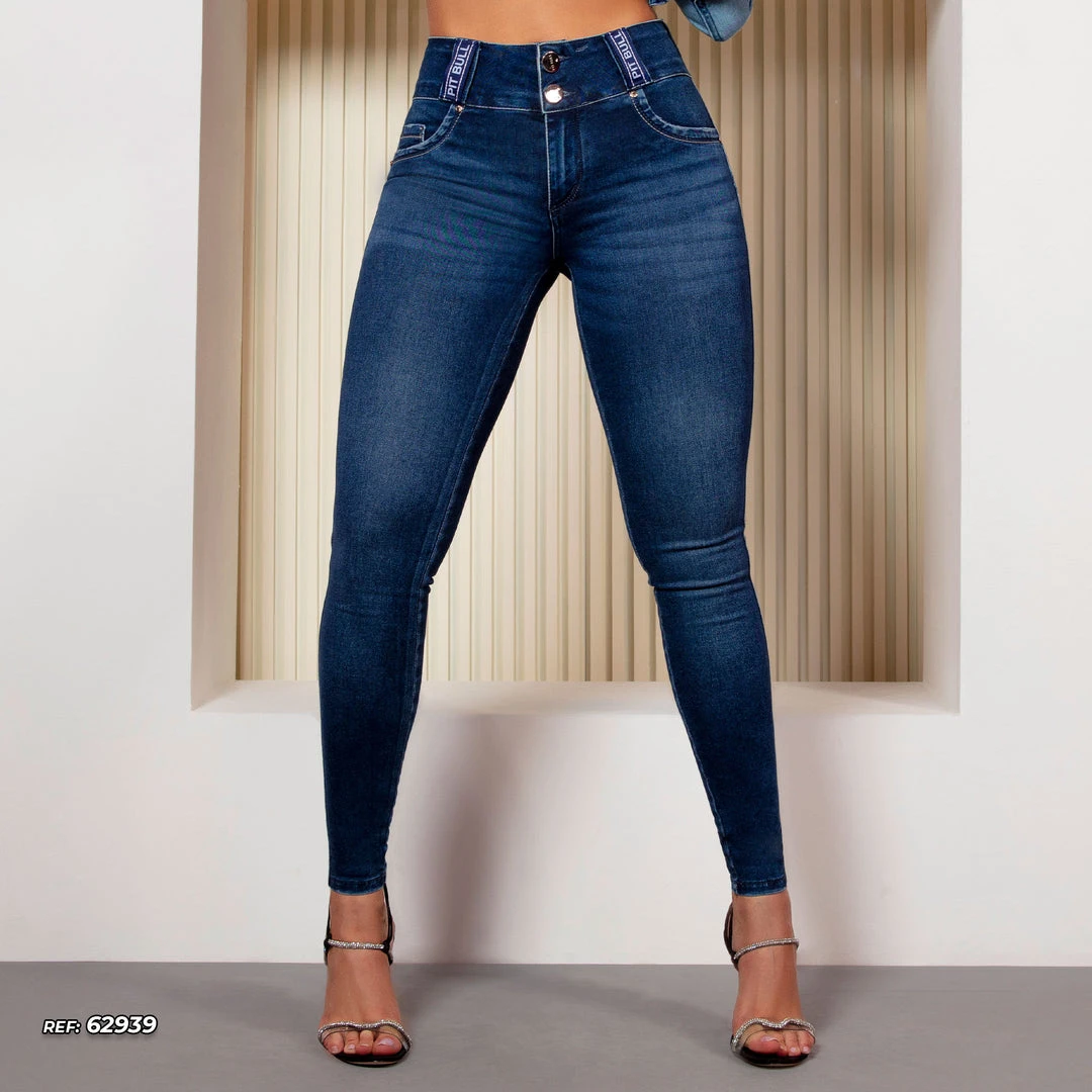 PL JEANS 62939 - Traditional Skinny Jeans With Butt Lift Effect 6 PL JEANS 62939 - Traditional Skinny Jeans With Butt Lift Effect