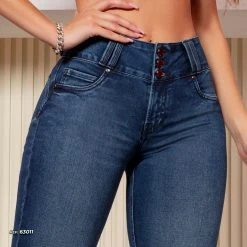 PL JEANS Identity 63011 - Skinny Pants Enhance Curves With A Butt Lift Effect