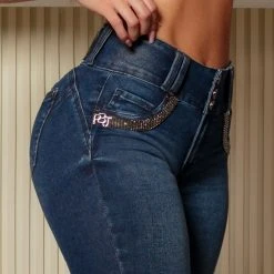 PL JEANS 65232 - Modeling Jeans With Stones
