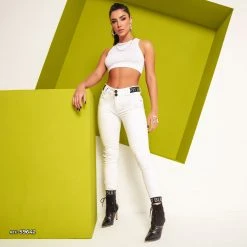 PIT BULL JEANS Conecte-Se White Jogger Jeans - 59642