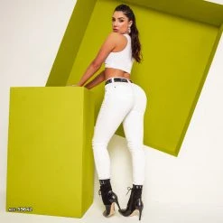 PIT BULL JEANS Conecte-Se White Jogger Jeans - 59642