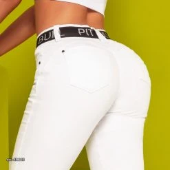 PIT BULL JEANS Conecte-Se White Jogger Jeans - 59642