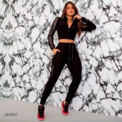 PL MALHA Identity 61526 - Women's Sporty Model Jogger Pants More Comfort 13 PL MALHA Identity 61526 - Women's Sporty Model Jogger Pants More Comfort