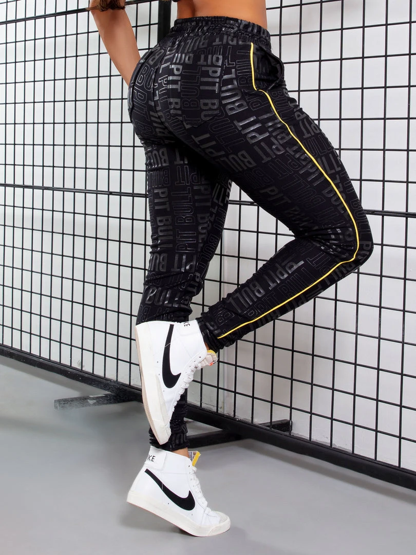 PL FITNESS Women 64576 - Logomania Jogger Fitness Pants 6 PL FITNESS Women 64576 - Logomania Jogger Fitness Pants