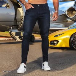 PL JEANS Comfy Black Slim Jeans - 59681 Conecte-Se