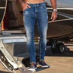 PL JEANS Vintage Slim Jeans - 42473 Conecte-Se