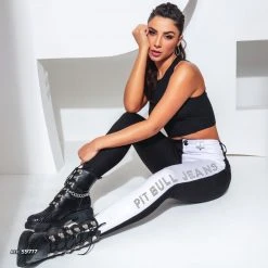 PIT BULL JEANS Black&White Skinny Jeans - 59717 Conecte-Se