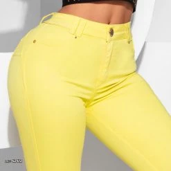 PIT BULL JEANS Yellow Hot Pants Skinny - 42412 Conecte-Se