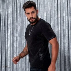 PL REPRESENTAÇÃO MALHA Men's Shirt O-neck With Shine And Logo - 39268