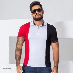 PL REPRESENTAÇÃO MALHA Turbo Collection Color Block Polo Shirt- 42033
