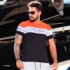 PL MALHA T-shirt Collar Colorblock - 59576 Conecte-Se 1 PL MALHA T-shirt Collar Colorblock - 59576 Conecte-Se