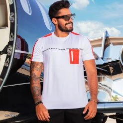 PL MALHA Men's Short Sleeve Shirt Round Neck - 59827