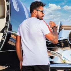 PL MALHA Men's Short Sleeve Shirt Round Neck - 59827