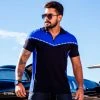 PL MALHA Men's Sport Blue Polo - 59996 Conecte-Se