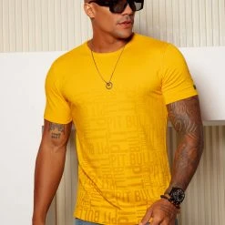 PL MALHA 61749 - Men's T-Shirt Logomania Gradient