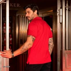 PL MALHA Movement Men's Polo T-shirt With Cutouts Straight Modeling - 41250 5 PL MALHA Movement Men's Polo T-shirt With Cutouts Straight Modeling - 41250