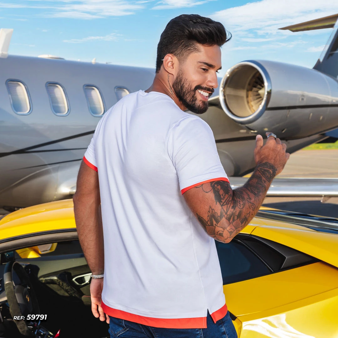 PL MALHA Conecte-Se Personalized White T-shirt - 59791 6 PL MALHA Conecte-Se Personalized White T-shirt - 59791