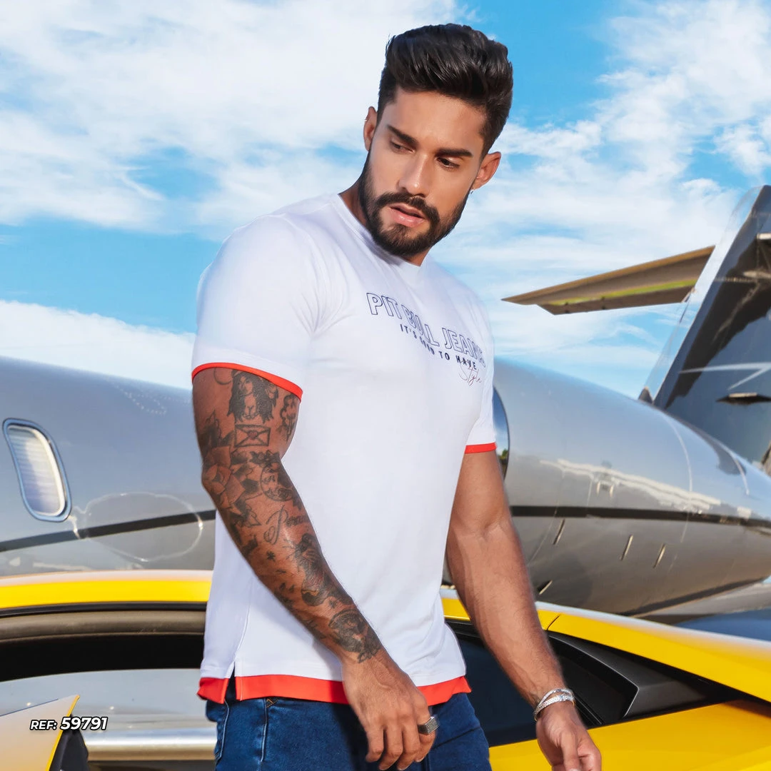 PL MALHA Conecte-Se Personalized White T-shirt - 59791 5 PL MALHA Conecte-Se Personalized White T-shirt - 59791