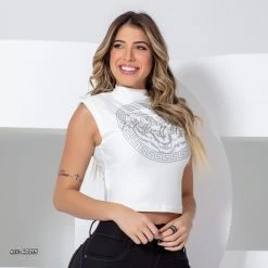 PL REPRESENTAÇÃO MALHA Women Cropped Top - 40215